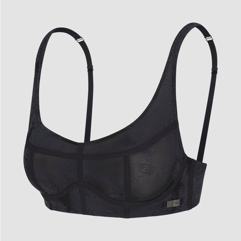 Diesel x Savage Fenty | Black Mesh Bra